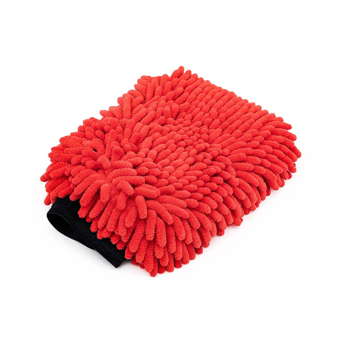 The Rag Company Knobby Chenille Microvezel Washandschoen - Rood