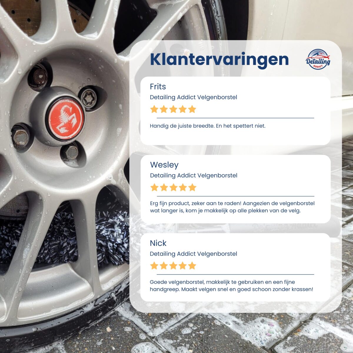 Detailing Addict Velgenborstel Reviews