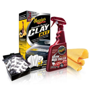 Inhoud van de Meguiar's Smooth Surface Clay Kit