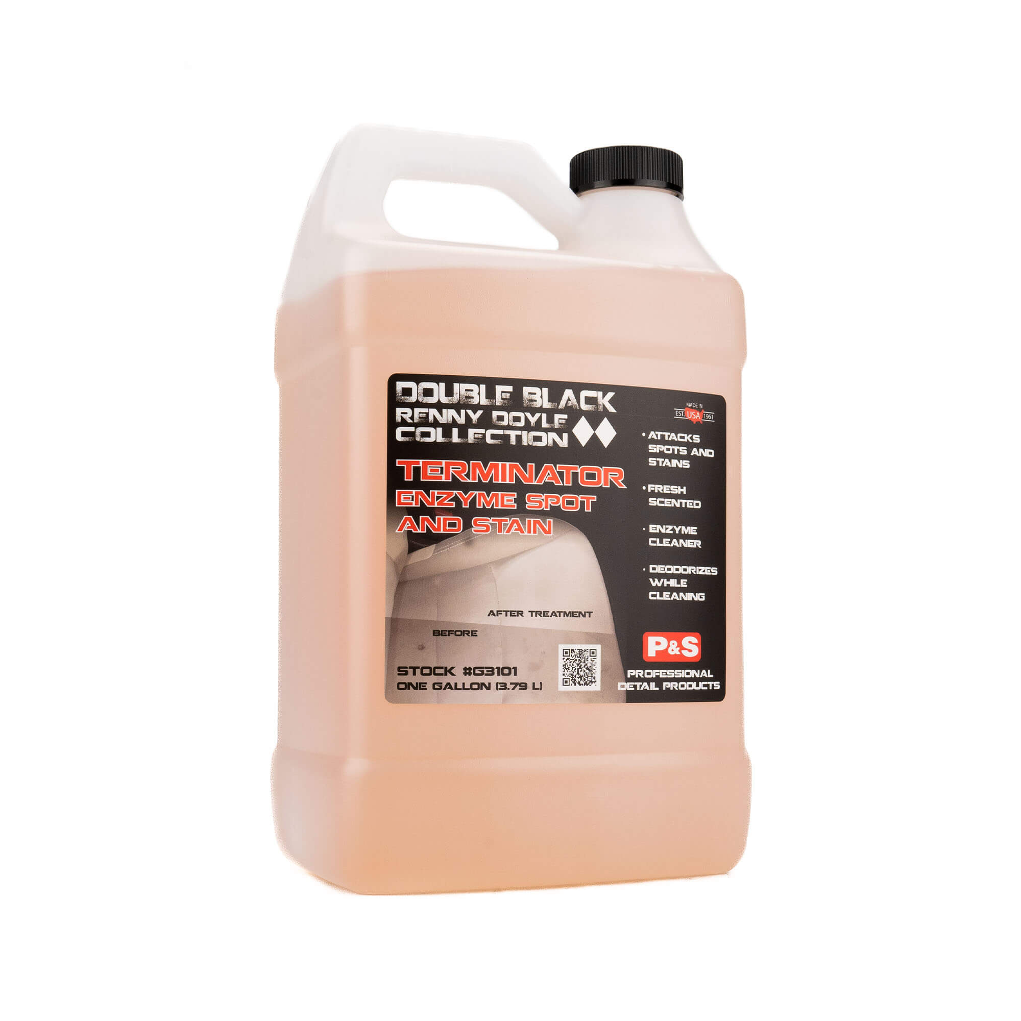 P&S Terminator Enzyme Spot & Stain Remover - Bekledingreiniger - 3800 ML