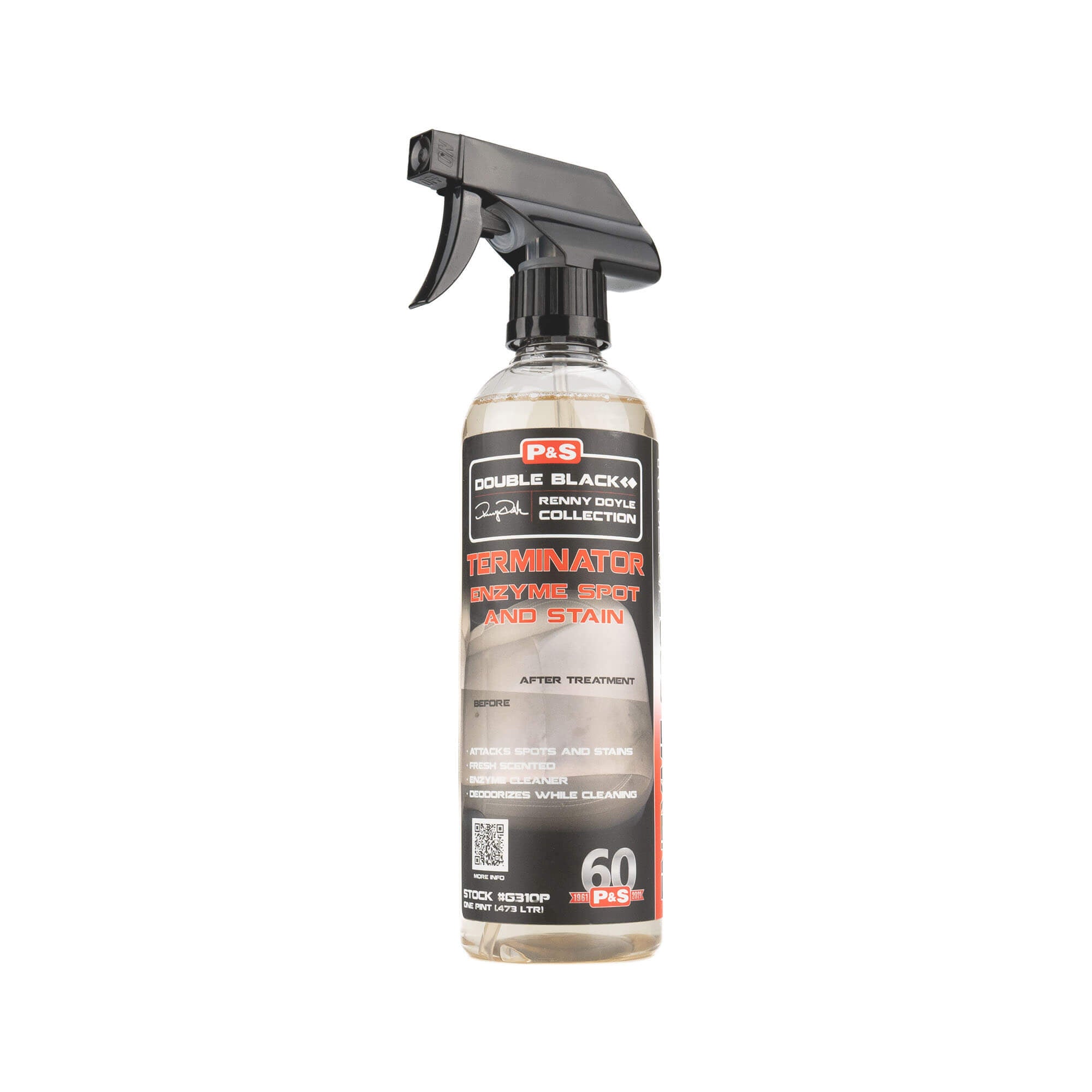 P&S Terminator Enzyme Spot & Stain Remover - Bekledingreiniger - 473 ML